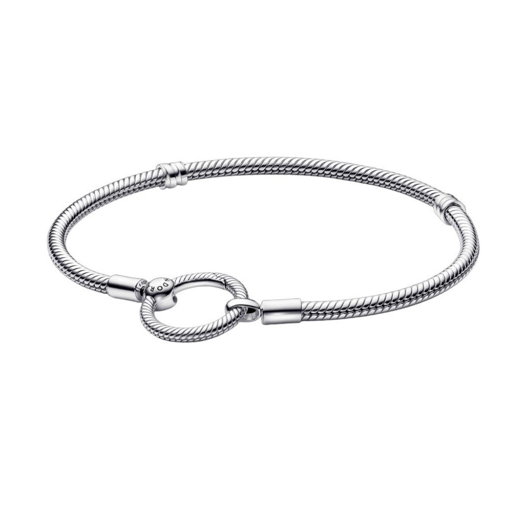 Pulsera Pandora Moments Cadena de Serpiente Cierre en O