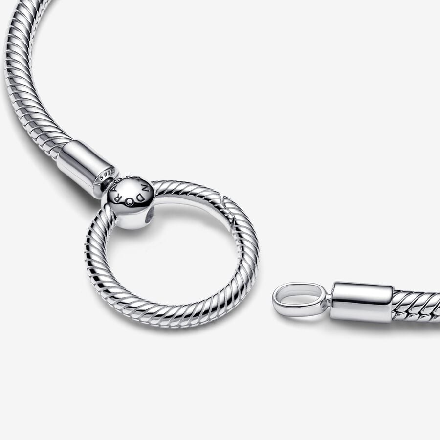 Pulsera Pandora Moments Cadena de Serpiente Cierre en O
