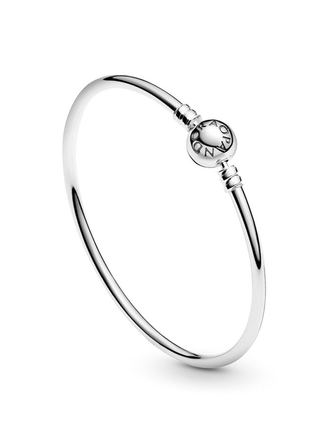 Pulsera Pandora rígida en plata de ley