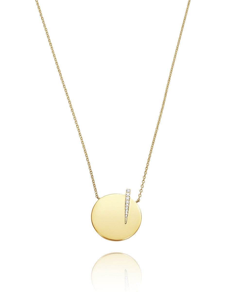 Collar Jewels de plata bañada en oro