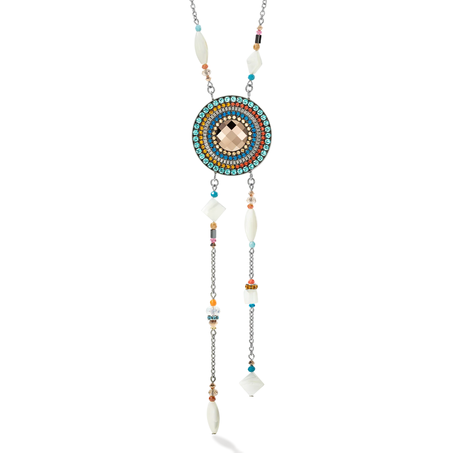 Collar Amuleto Boho primavera multicolor