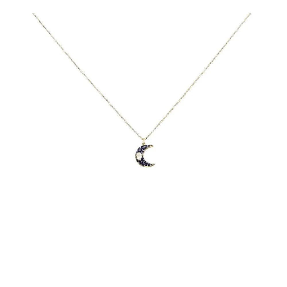 Collar corto ECLIPSE Azul Oro