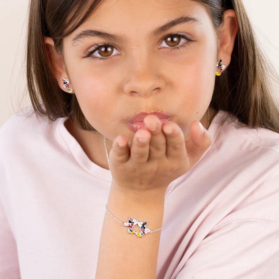 Pulsera Minnie y Mickey Kiss Disney