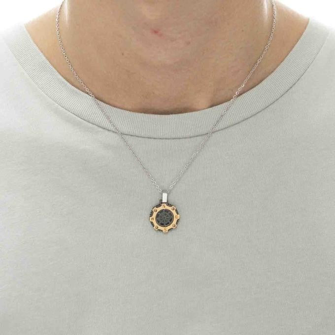 Colgante Ok Silver con brújula y timón