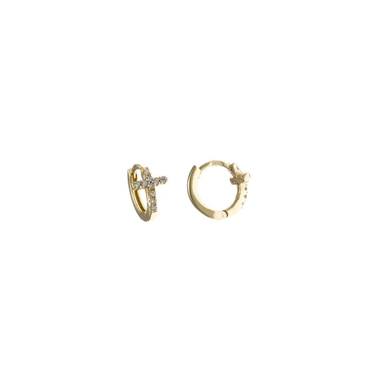 Pendientes Salvatore con Cruz