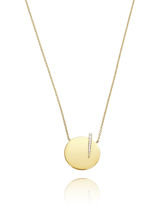 Collar Jewels de plata bañada en oro