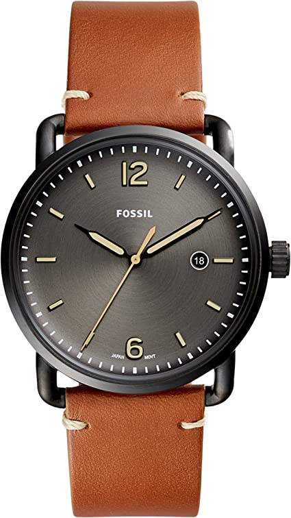 Reloj FOSSIL para hombre con caja de acero negra