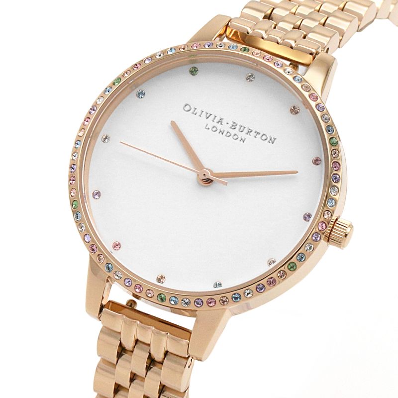 Reloj Olivia Burton dorado Rainbow