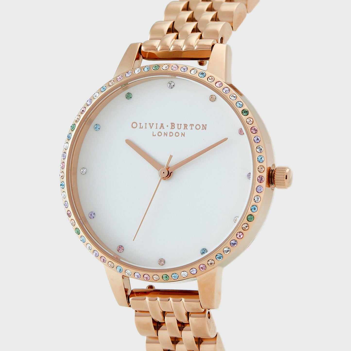 Reloj Olivia Burton dorado Rainbow