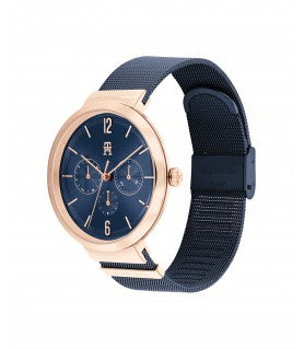 Reloj Tommy Hilfiger Lidia Mujer Azul y Rosado Analógico – Joyeria