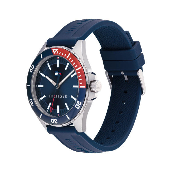 Reloj de hombre Logan de silicona azul